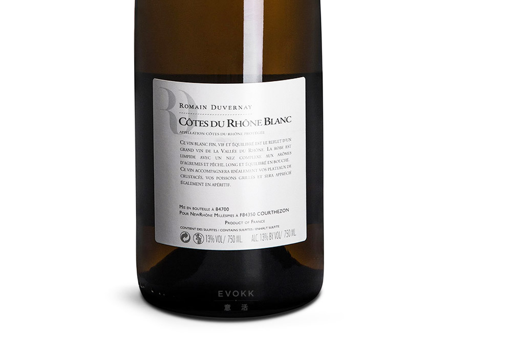 杜梵列酒庄罗纳河谷白葡萄酒2014|Romain Duvernay Cote Du Rhone Blanc 2014 _白葡萄酒_意活网