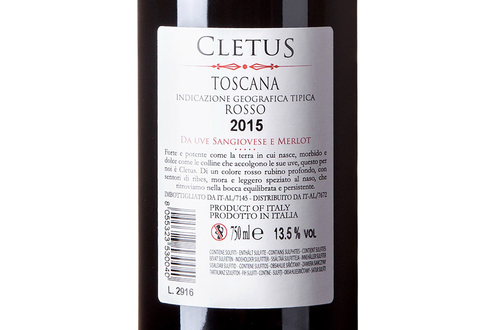 美蒂奇傲狮托斯卡纳红葡萄酒2015|Corte Medicea Cletus Tuscan IGT 2015_红葡萄酒_意活网