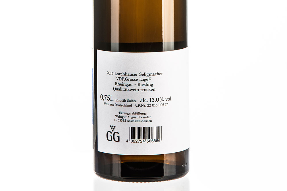 奥凯乐幸福园雷司令GG白葡萄酒2016|August Kesseler  Seligmacher GG Riesling 2016_白葡萄酒_意活网