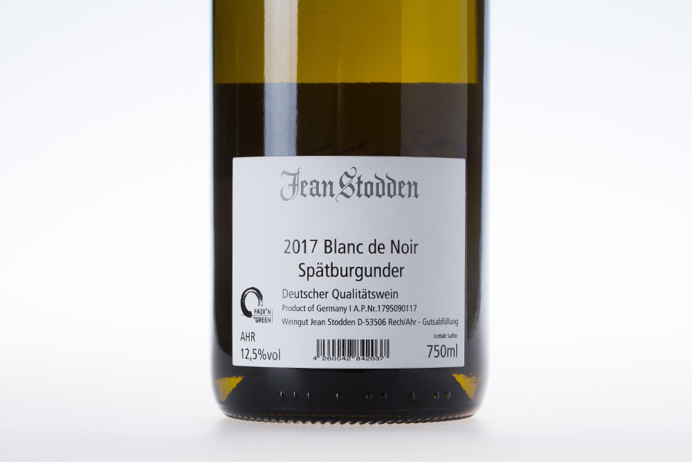 施诺登黑皮诺白葡萄酒2017|Jean Stodden Blanc de noir Spatburgunder 2017_白葡萄酒_意活网