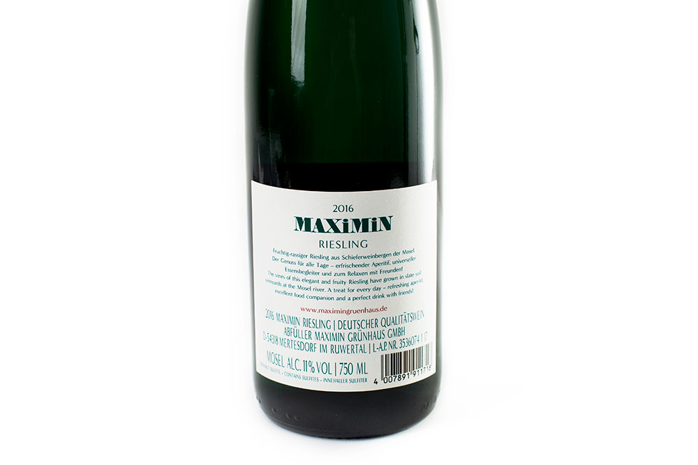 漫绿园雷司令白葡萄酒2016|Maxmin Grunhaus Maxim Riesling 2016_白葡萄酒_意活网