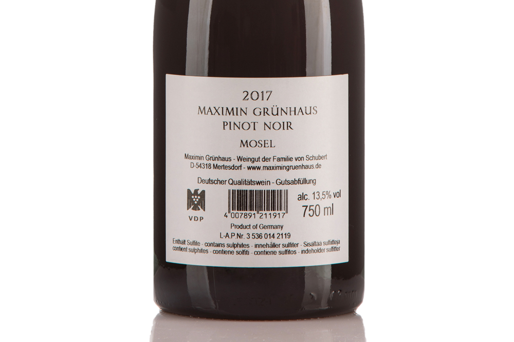 漫绿园黑皮诺红葡萄酒2017|Maximin Grunhaus Pinot Noir 2017_红葡萄酒_意活网