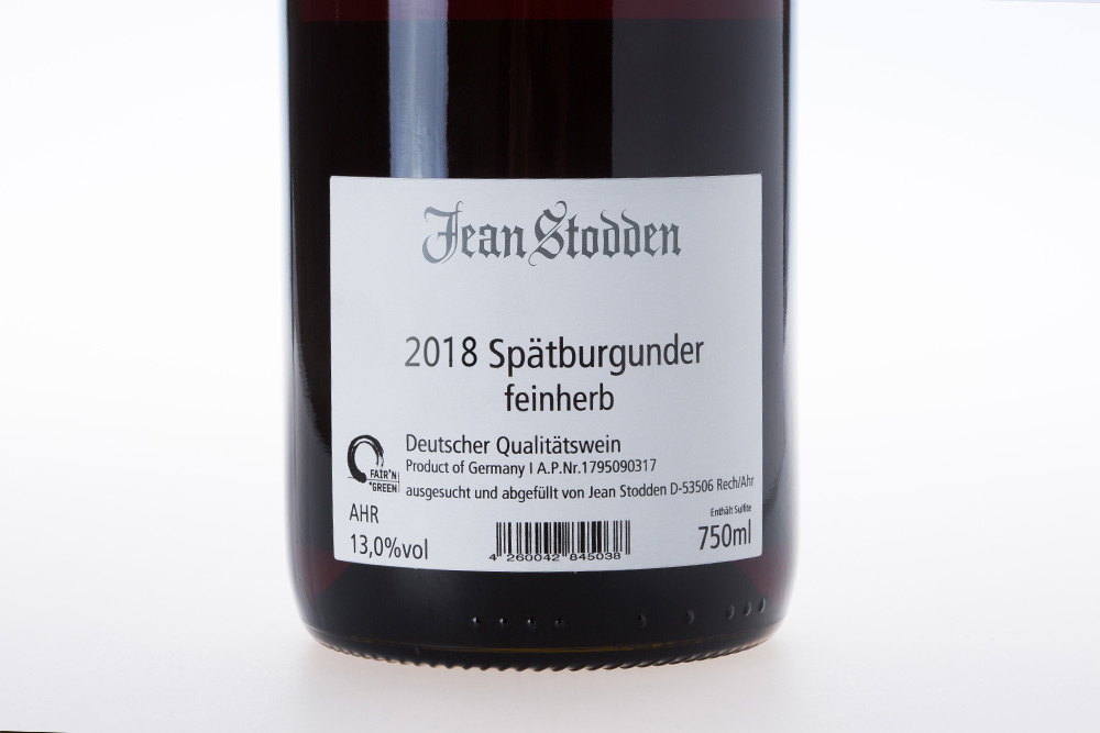 乔恩思黑皮诺半甜红葡萄酒2018|Jean Stodden Spatburgunder feinherb 2018_红葡萄酒_意活网